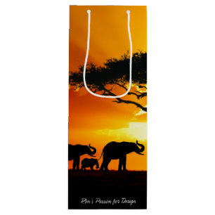 Africa 2 Options Wine Gift Bag