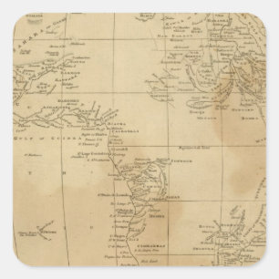 Africa 31 square sticker