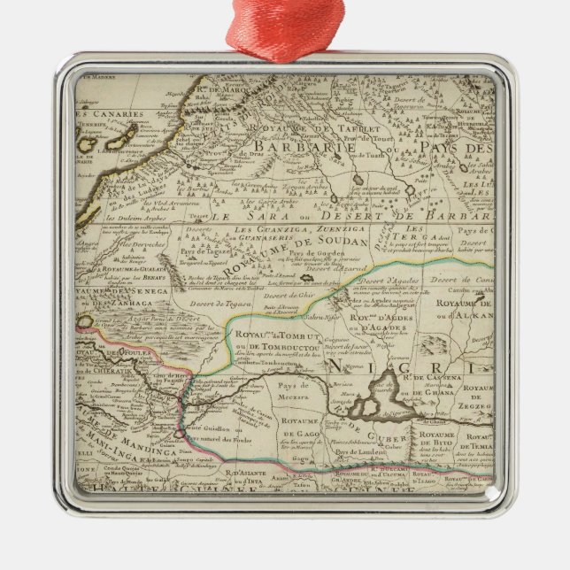Africa 32 metal ornament (Front)