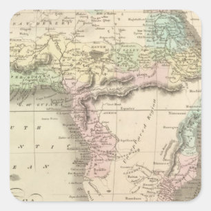 Africa 32 square sticker