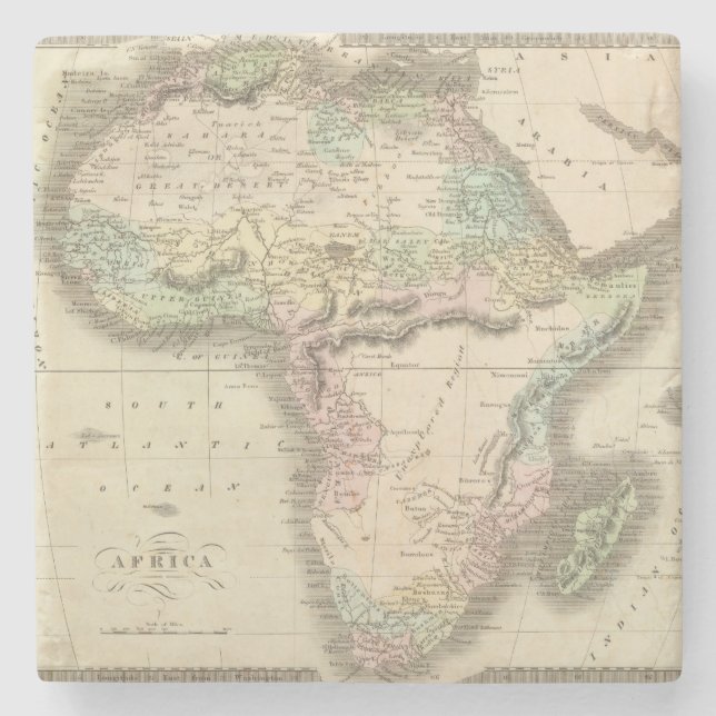 Africa 32 stone coaster (Front)