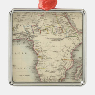 Africa 33 metal ornament