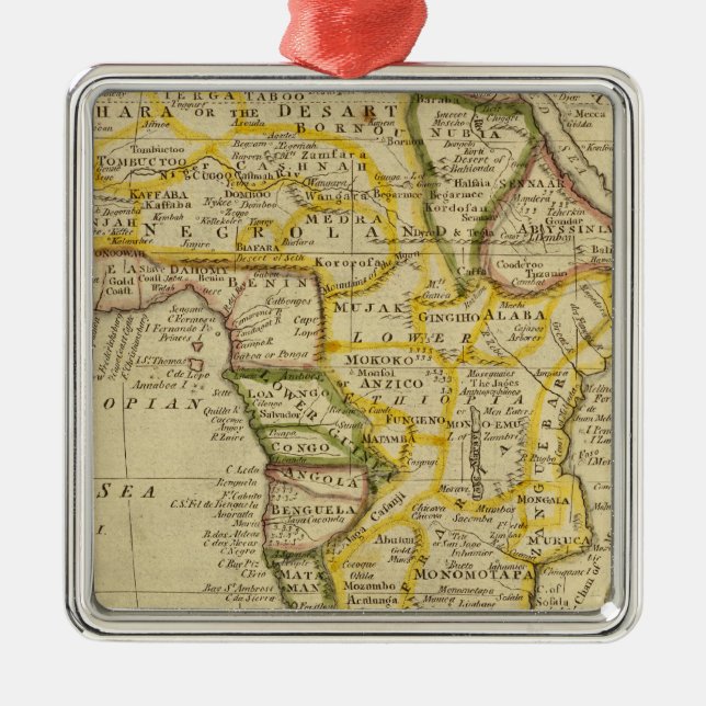 Africa 34 metal ornament (Front)