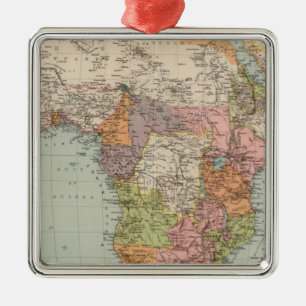 Africa 35 metal ornament