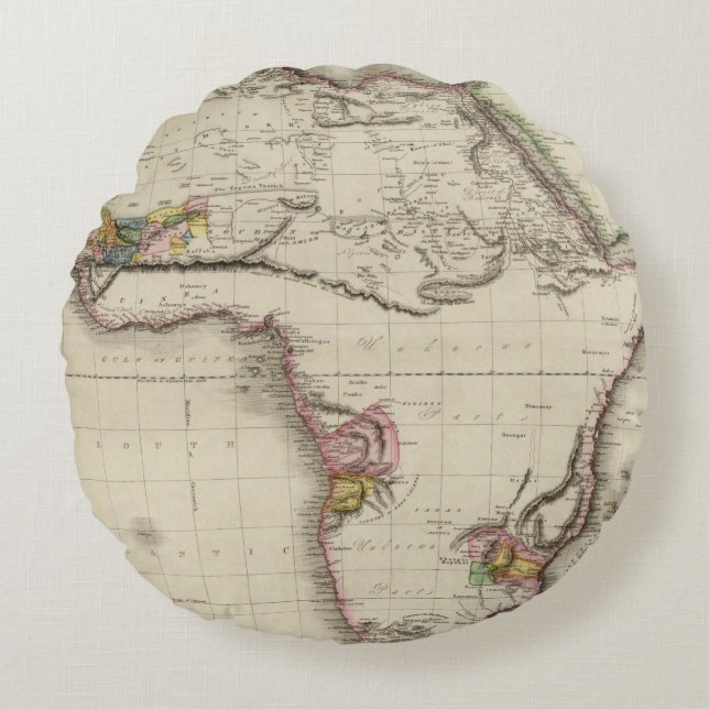 Africa 35 round pillow (Front)