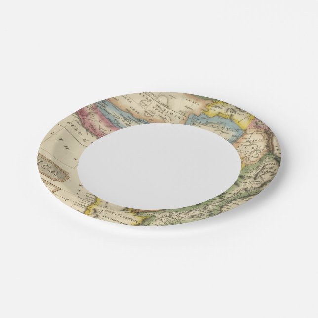 Africa 36 paper plate (Angled)