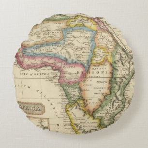 Africa 36 round pillow