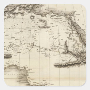 Africa 39 square sticker