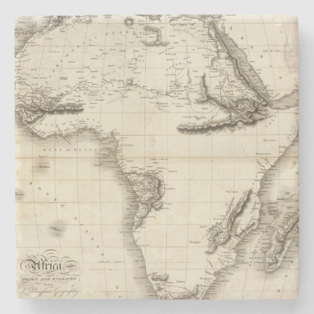 Africa 39 stone coaster (Front)