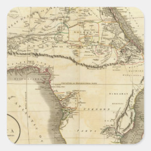 Africa 42 square sticker