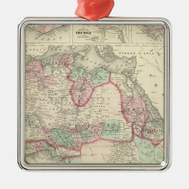 Africa 47 metal ornament (Front)