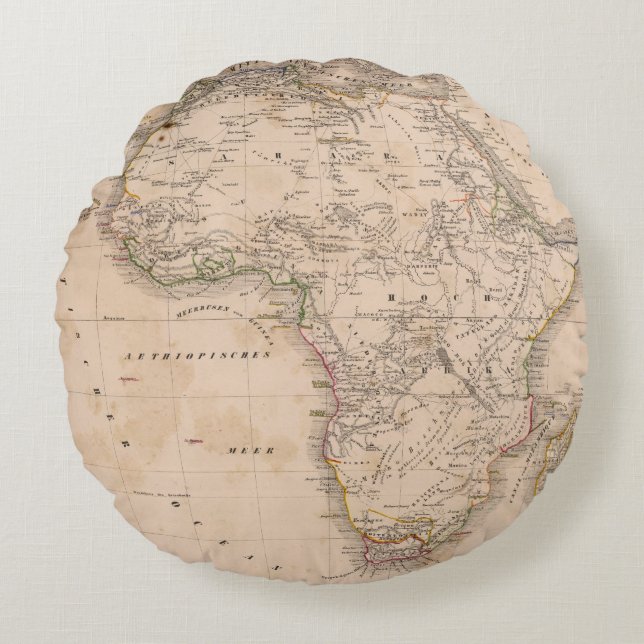 Africa 51 round pillow (Front)