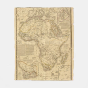Africa 5 fleece blanket