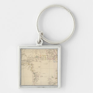 Africa 7 keychain