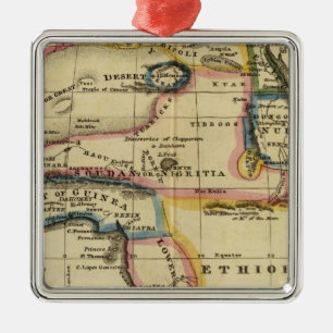 Africa 7 metal ornament