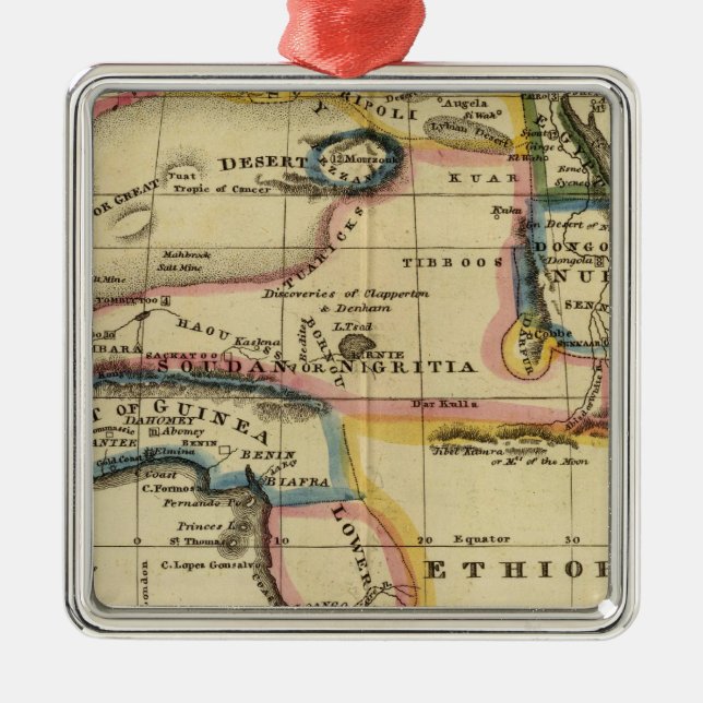 Africa 7 metal ornament (Front)