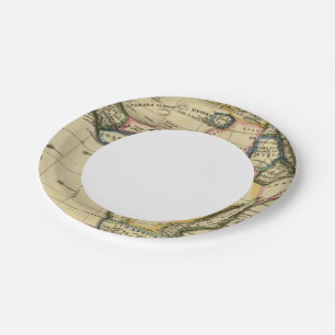 Africa 7 paper plate