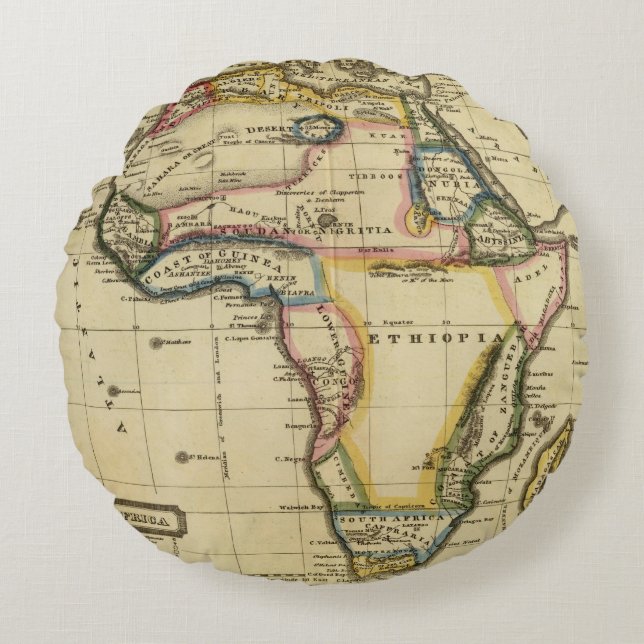 Africa 7 round pillow (Front)