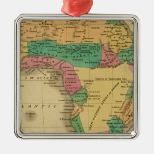 Africa 9 metal ornament