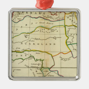 Africa 9 metal ornament