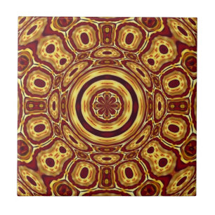 Africa Abstract Art Pattern Tile