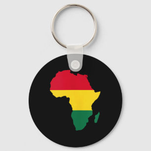 Africa African American Black History Month Junete Keychain