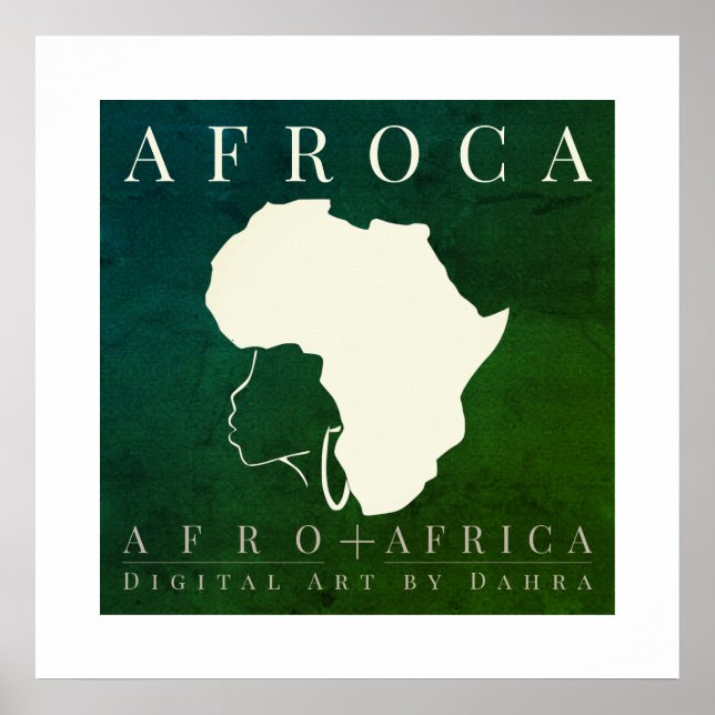 AFRICA  AFRO POSTER (Front)