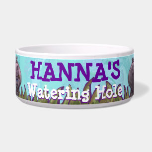 Africa Animals Watering Hole Dog Bowl