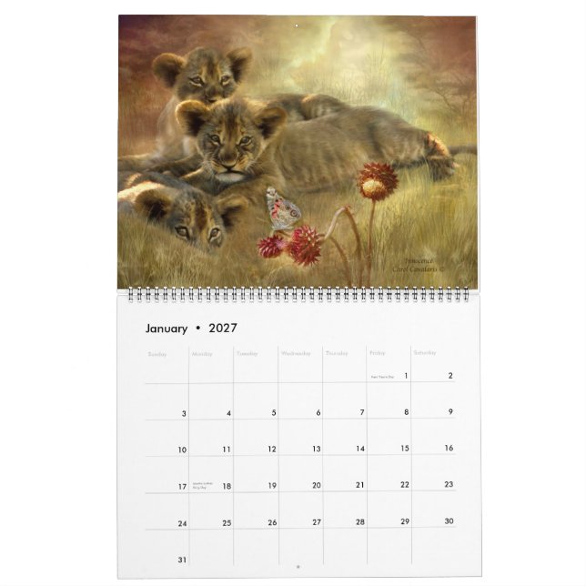 Africa Art Calendar 2012 (Jan 2027)