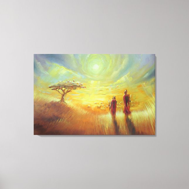 Africa - Artist: Smeet K. Gusani Canvas Print (Front)