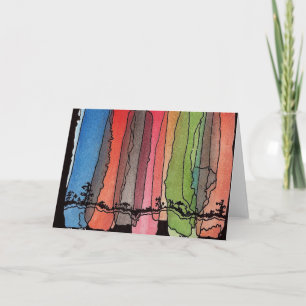 Africa artwork card- blank card