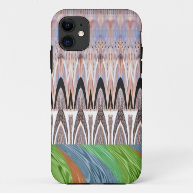 Africa Asia traditional pattern Case-Mate iPhone Case (Back)