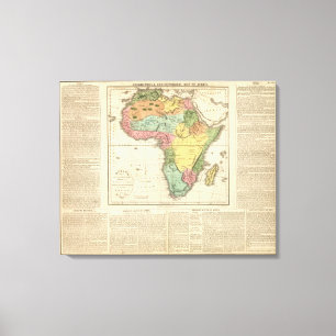 Africa Atlas Map 2 Canvas Print