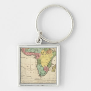 Africa Atlas Map 2 Keychain