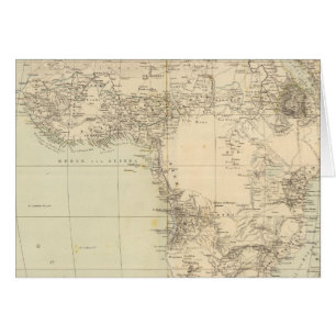 Africa Atlas Map showing colonies