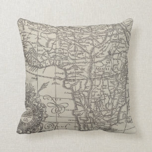 Africa Before Stanley Throw Pillow