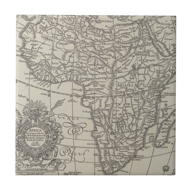 Africa Before Stanley Tile (Front)