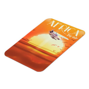 Africa By Air Magnet