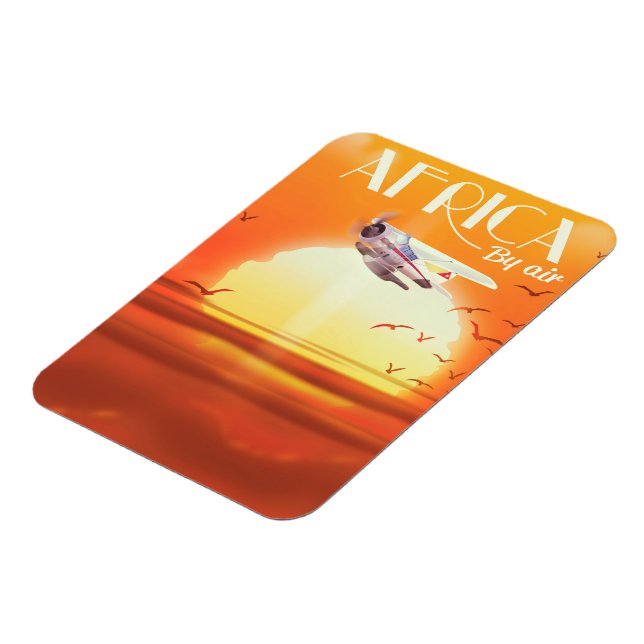 Africa By Air Magnet (Left Side)