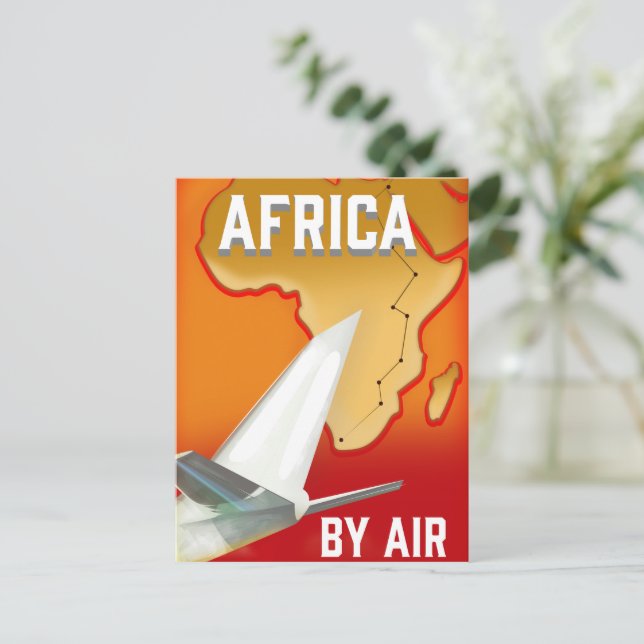 Africa By Air Postcard (Standing Front)