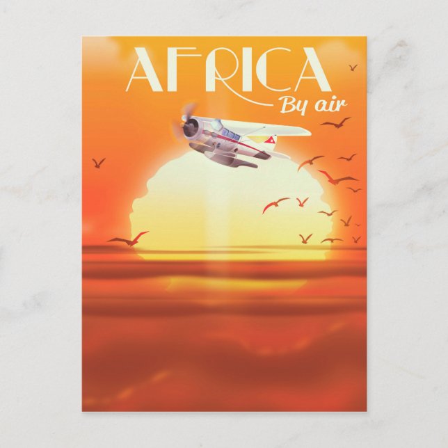 Africa By Air Postcard (Front)