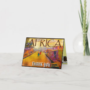 AFRICA BY MOJISOLA A GBADAMOSI OKUBULE THANK YOU CARD