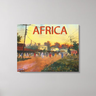 AFRICA CANVAS PRINT MOJISOLA A GBADAMOSI OKUBULE