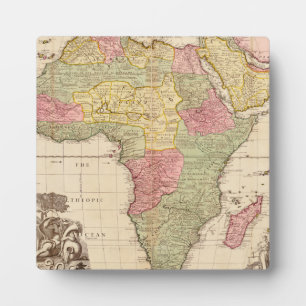 Africa circa 1725 plaque