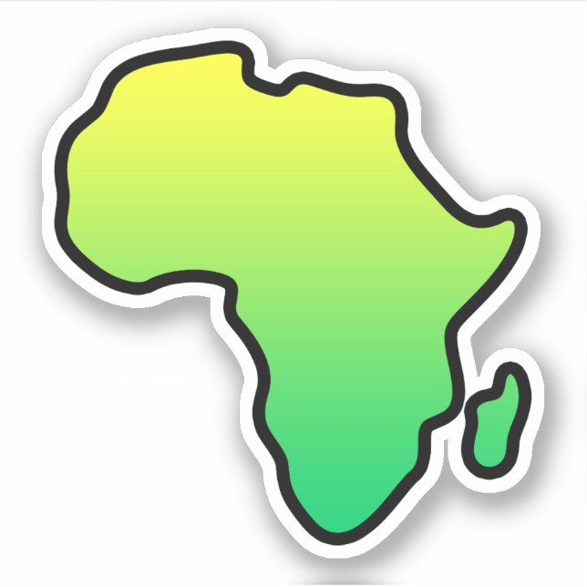 Africa Continent - Map Of Africa (Front)