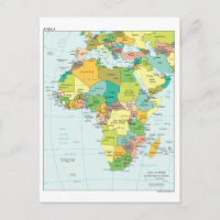 Africa continent map