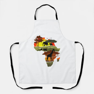 Africa Continent Sunset Safari Nature Wild Life  Apron