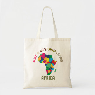 Africa continent tote bag