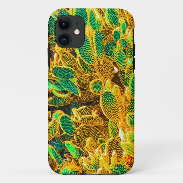 Africa Desert Cactus Plants Prickly Pear Case-Mate iPhone Case (Back)