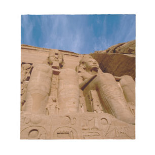 Africa, Egypt, Abu Simbel, Ramses II and Notepad